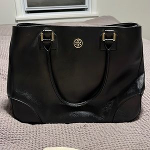 Tory Burch textured leather tote